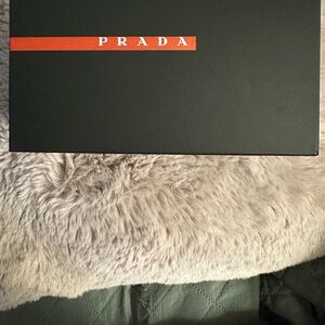 Prada Black Box with Bold Red Accent